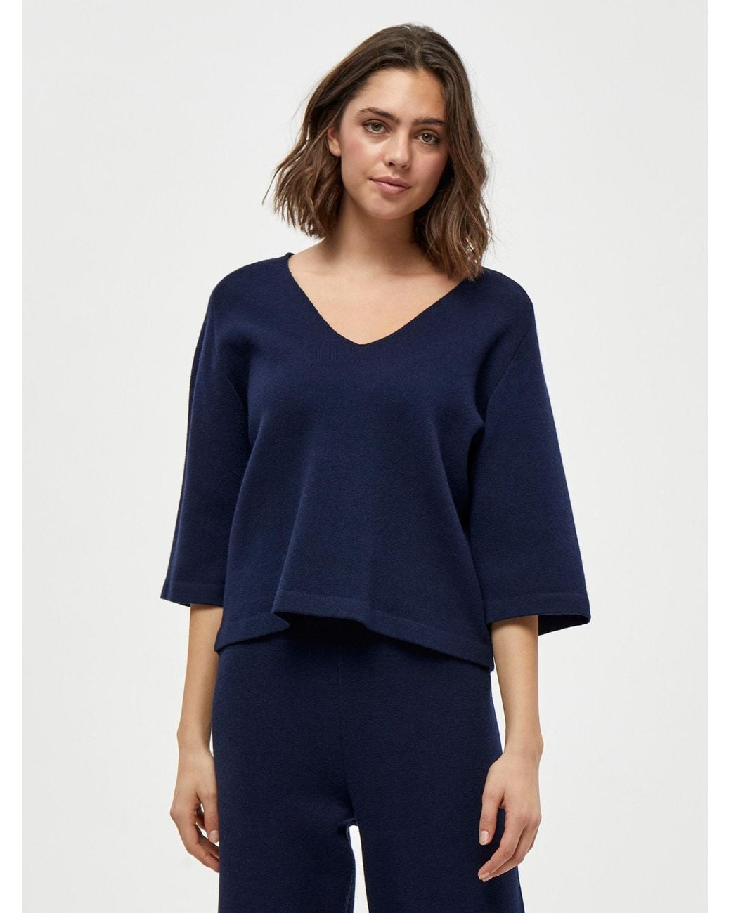 Peppercorn Blue Pullover Rosalia