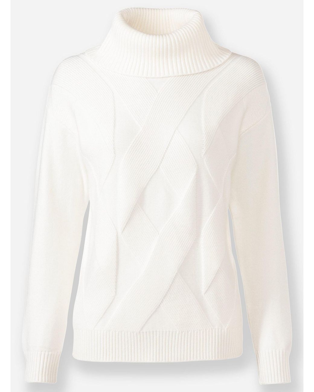 heine White Pullover