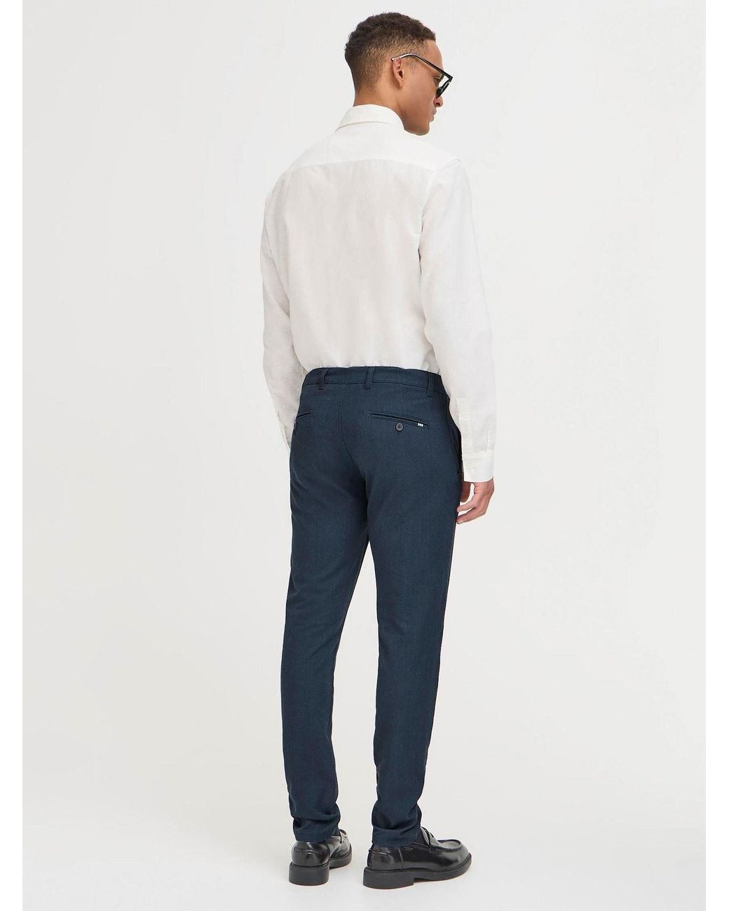 Solid Chinohose Frederic in Blue für Herren