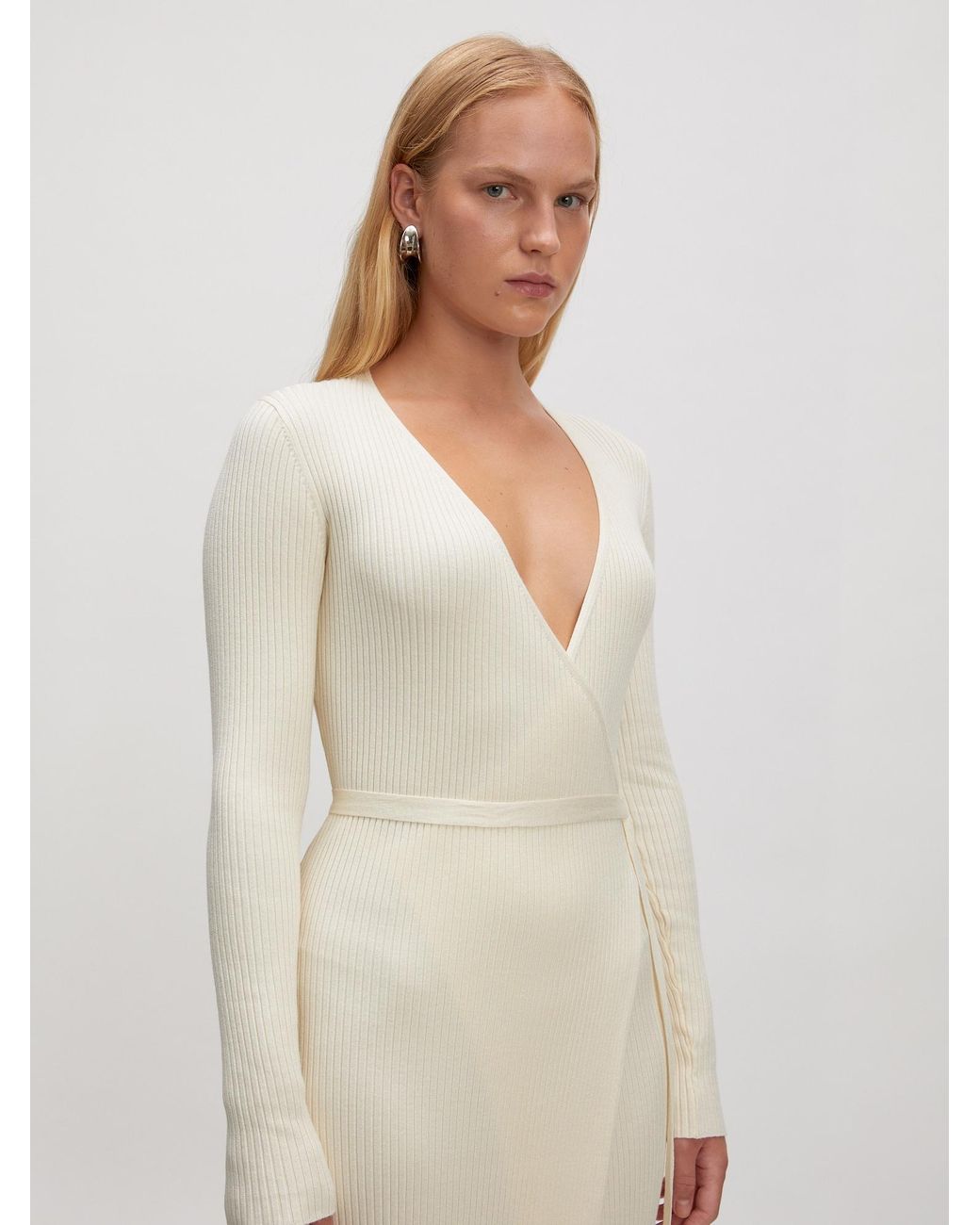 EDITED White Strickkleid 'Mailien'