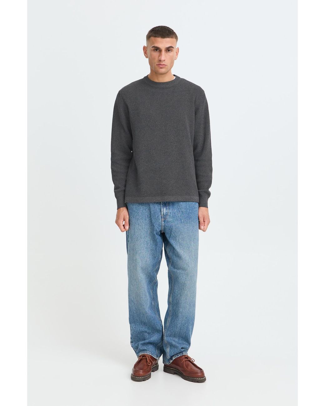 Solid Pullover Sdvian in Gray für Herren