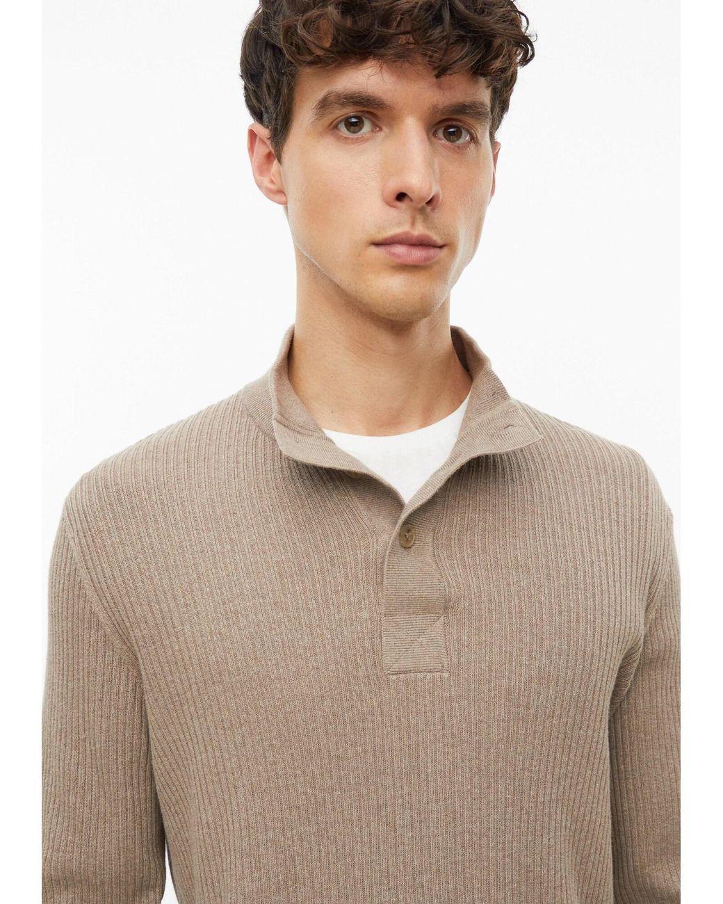 S.oliver Pullover in Natural für Herren