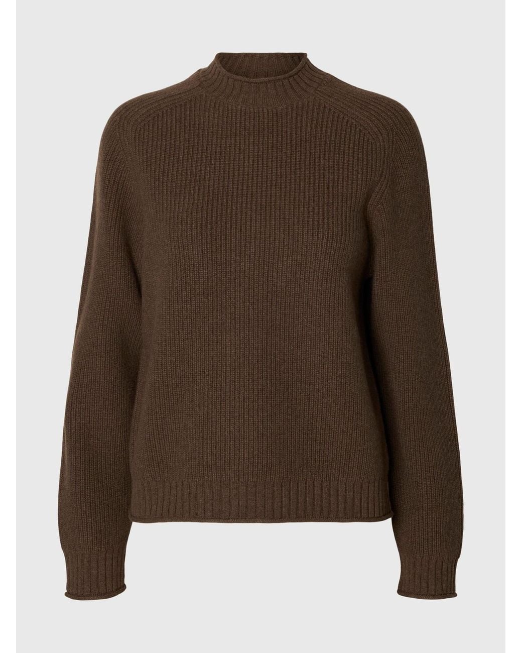 SELECTED Brown Pullover