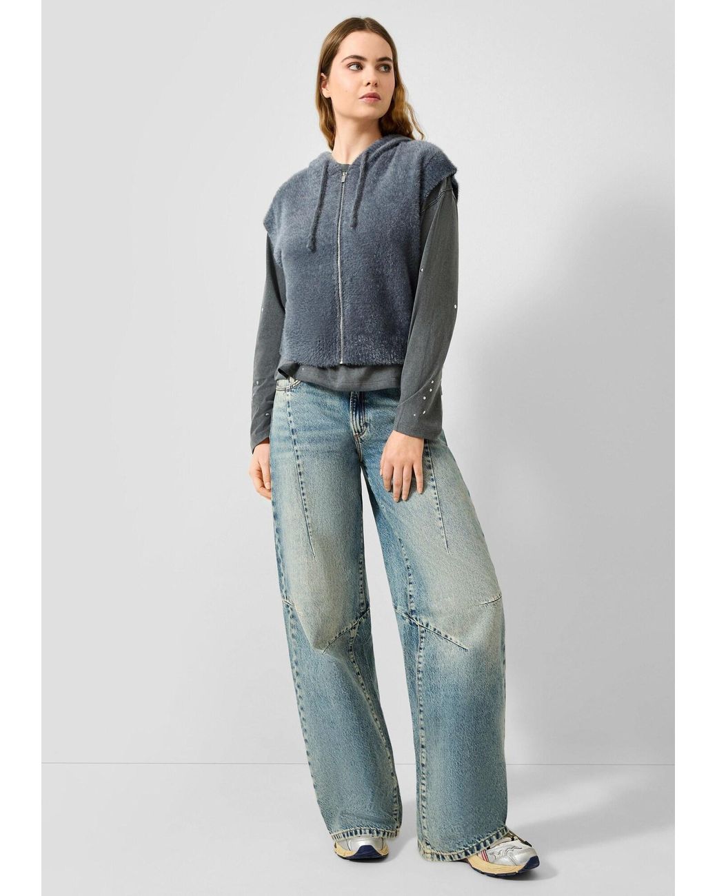 QS Blue Strickweste