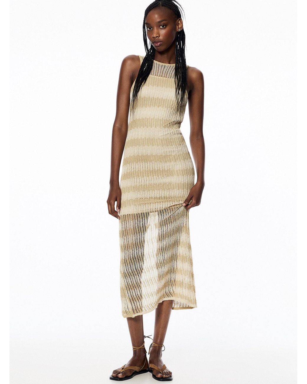 Pull&Bear Natural Kleid
