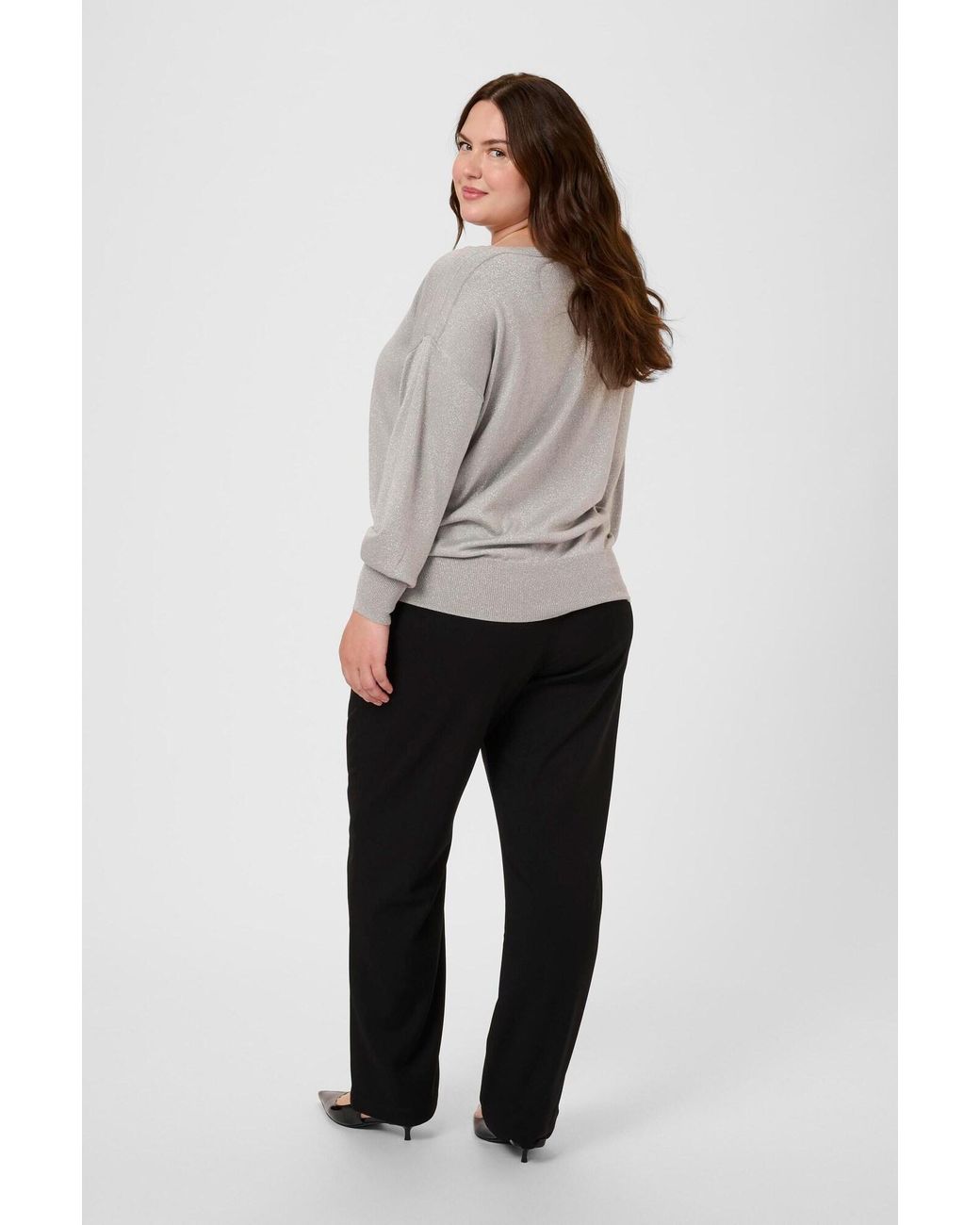 Kaffe Gray Pullover Kcregitta