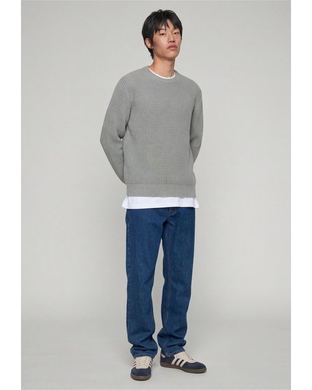 Edwin Pullover Nix in Gray für Herren