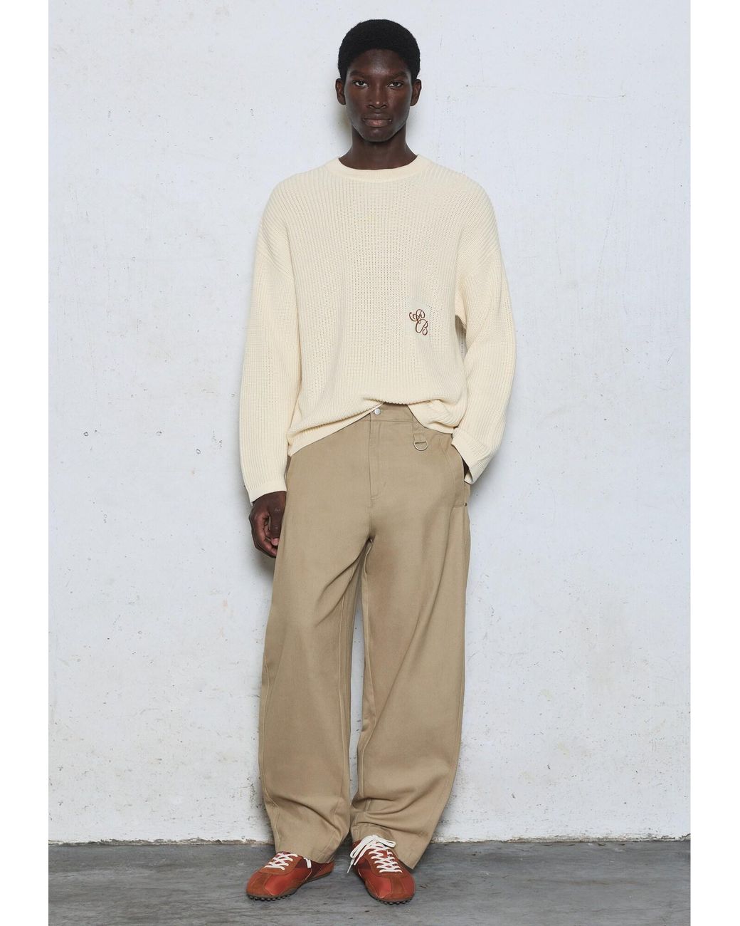 Pull&Bear Pullover in White für Herren