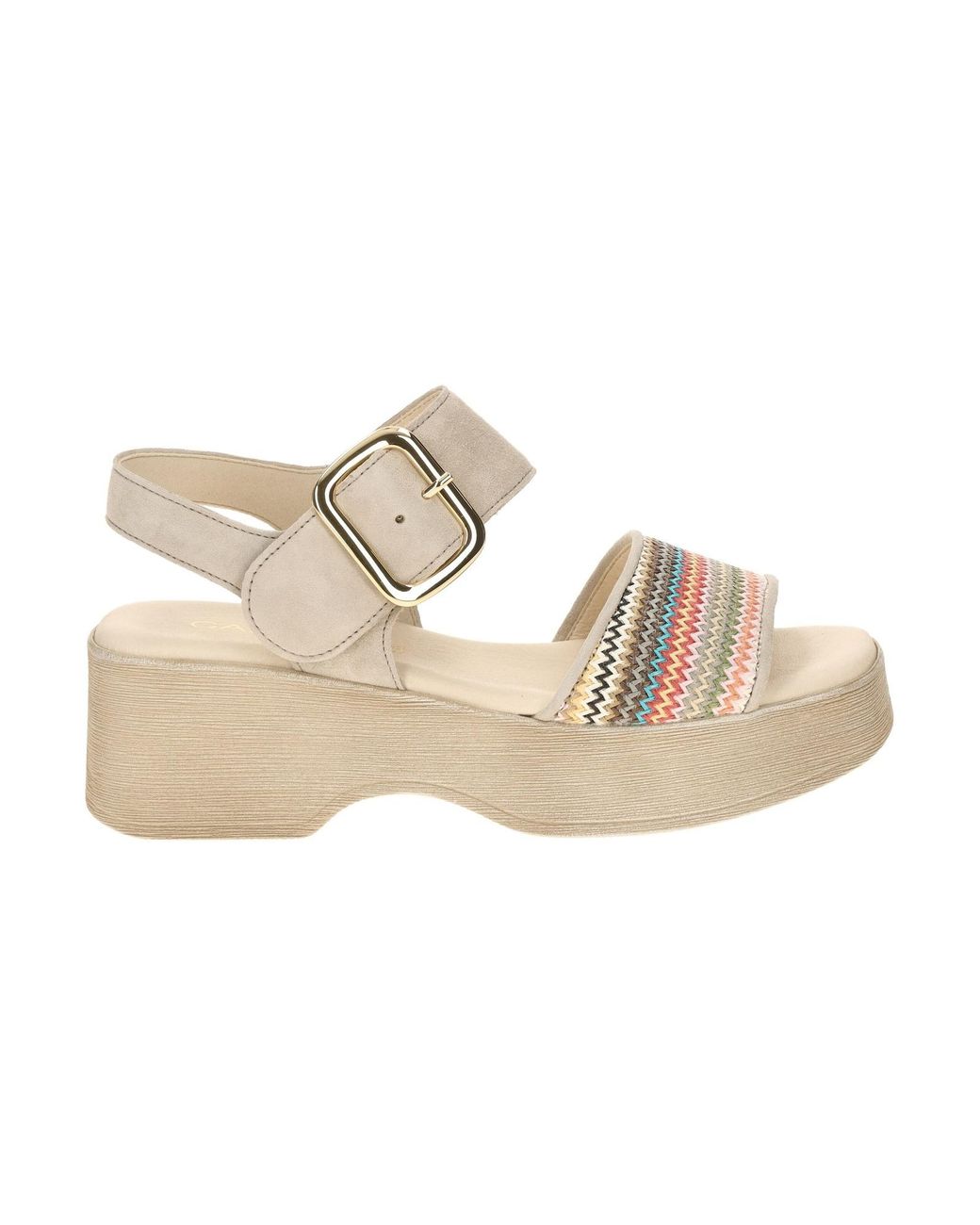 Gabor Natural Sandale Fashion Plateau Sandalette Multi 84.526.40