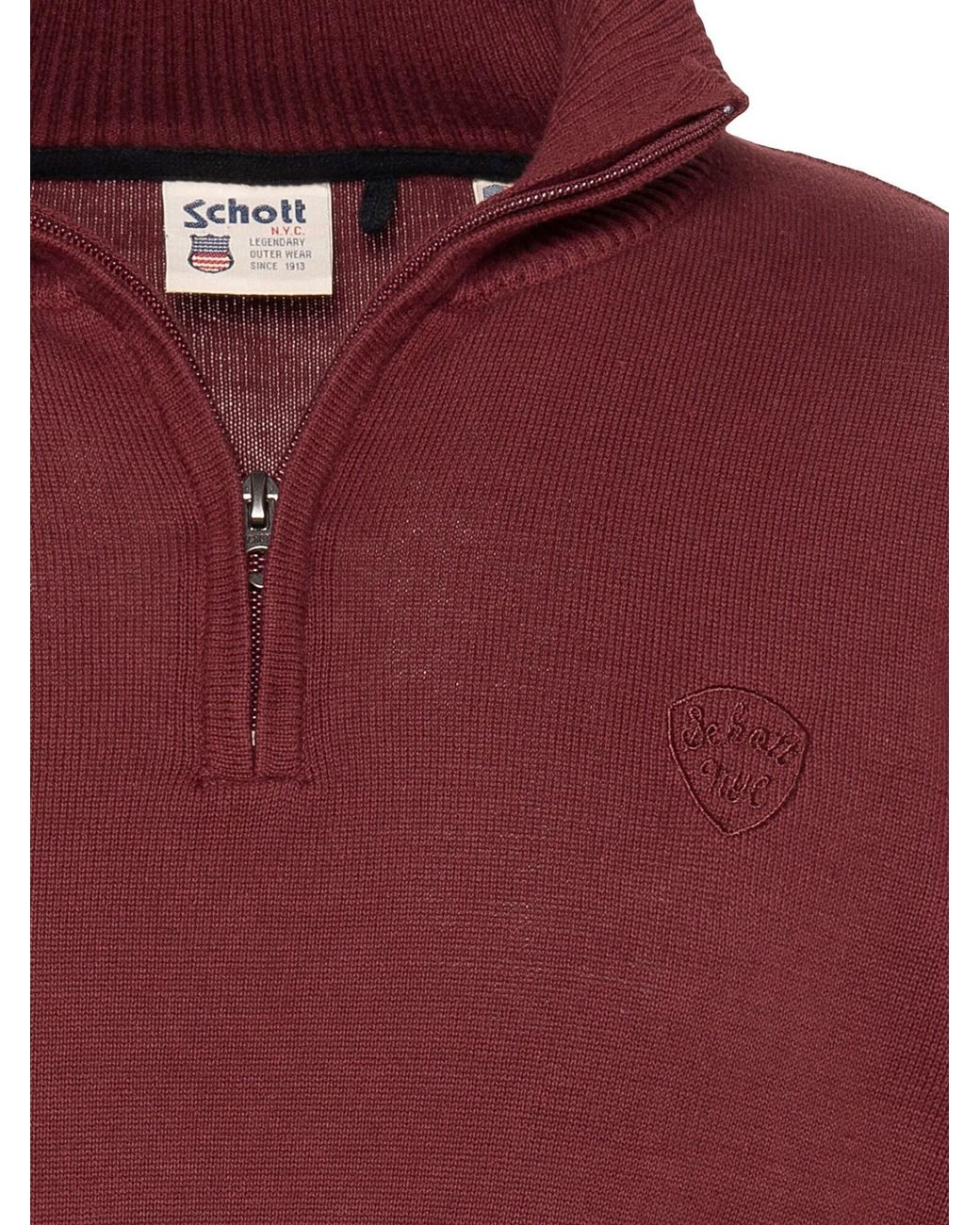 Schott Nyc Pullover in Red für Herren