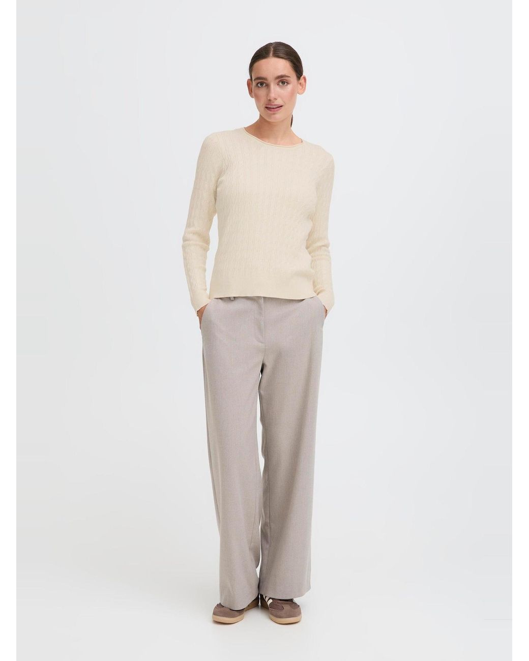 Oxmo White Pullover Isisse