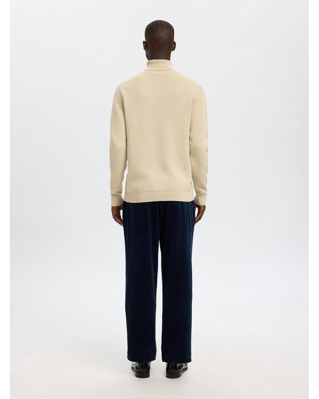 SELECTED Pullover Slhdane in Natural für Herren