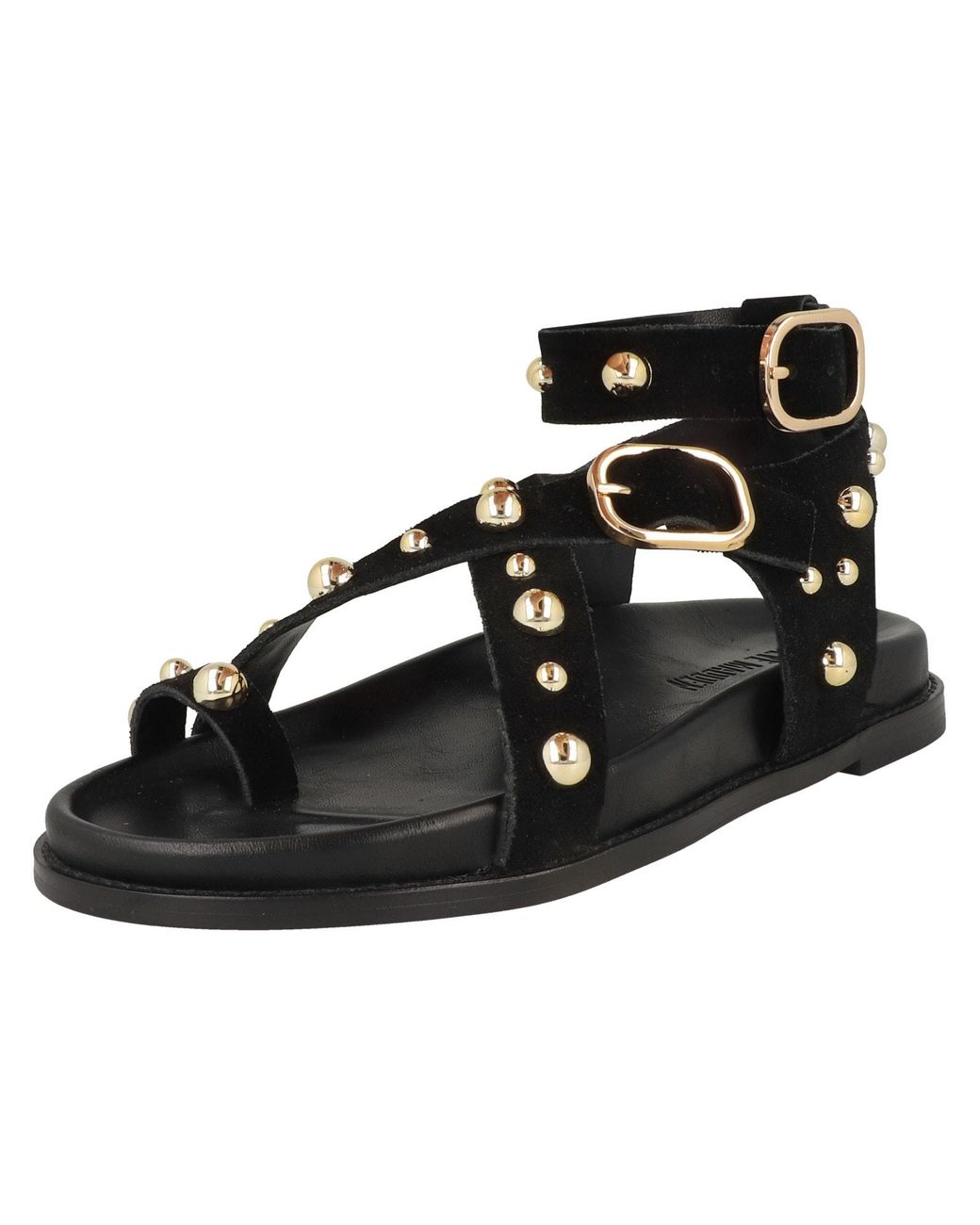 Steve Madden Black Sandale Linear