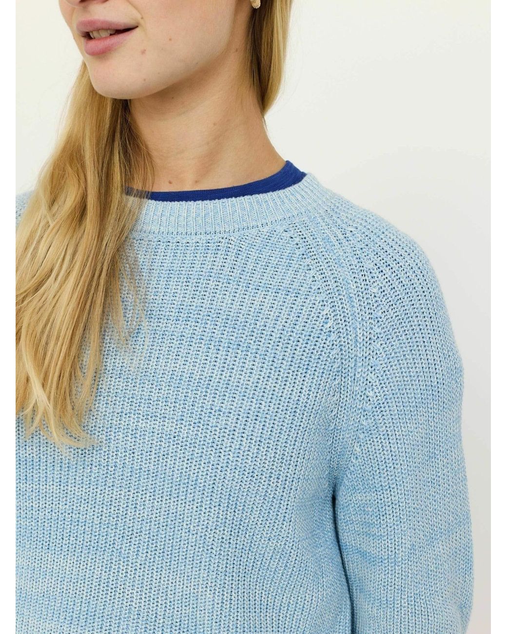 SOFT REBELS Blue Sweater Srrosetta