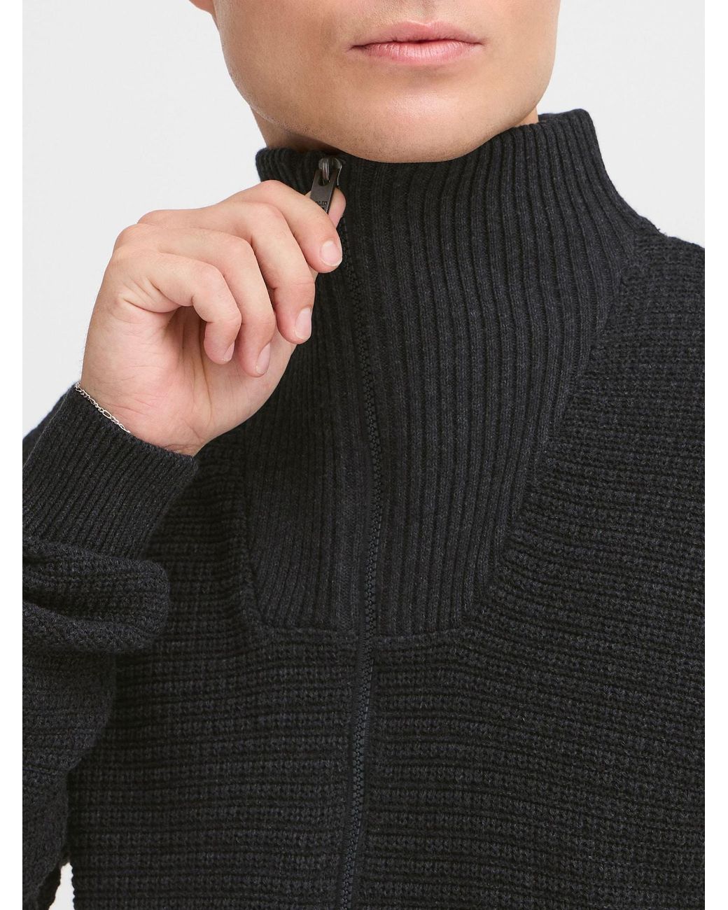 Solid Strickjacke Sdrecon in Black für Herren