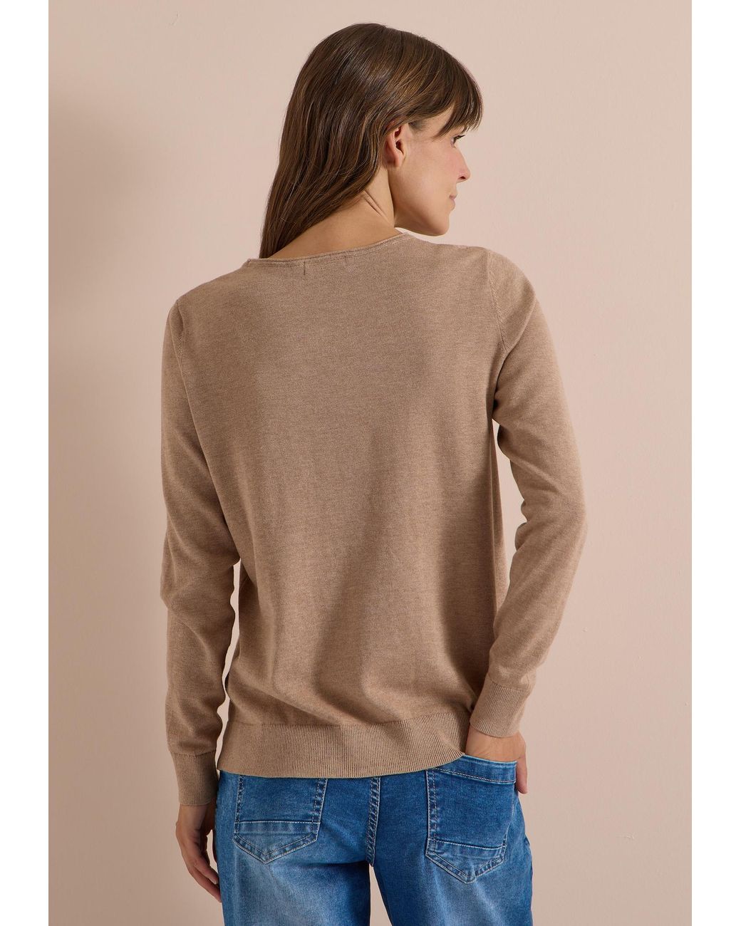 Cecil Brown Basic Pullover Mit Rundhals