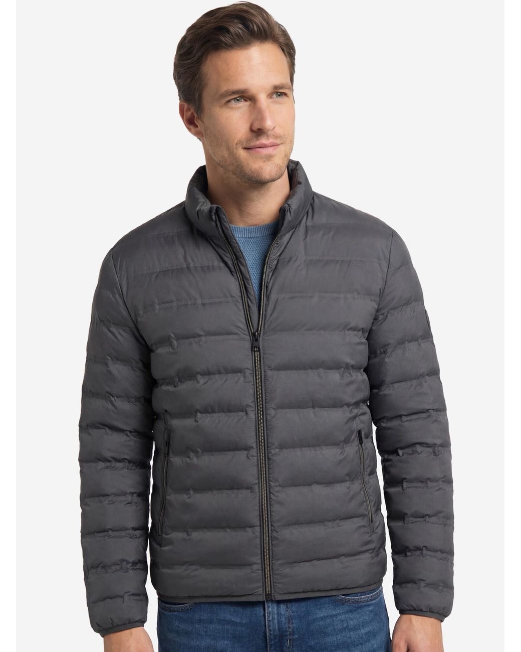 Redmond Übergangsjacke Basic in Gray für Herren