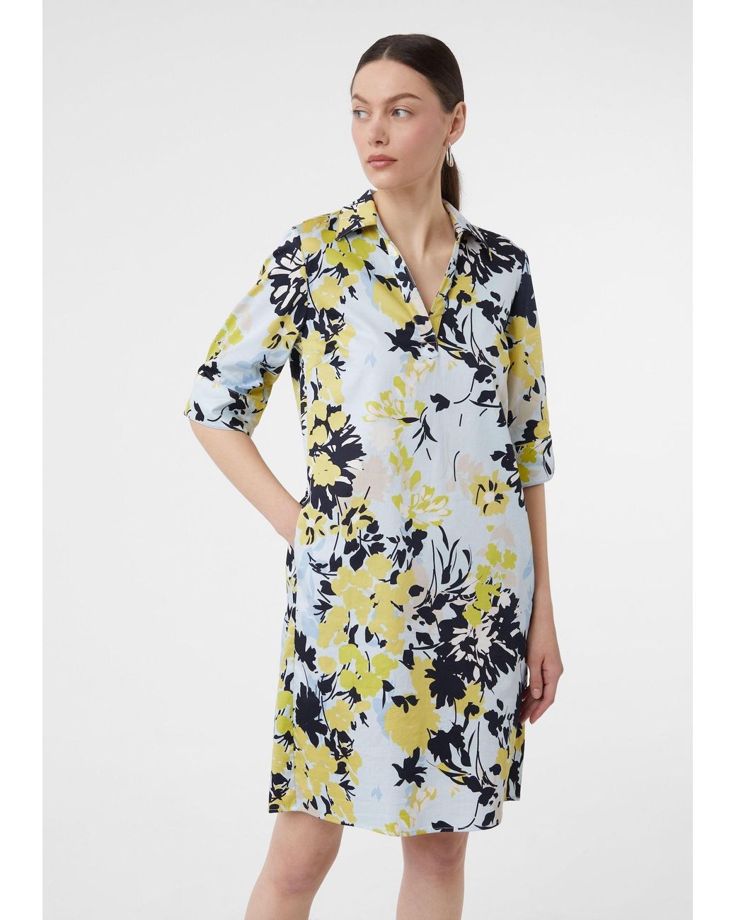 Comma, White Kleid