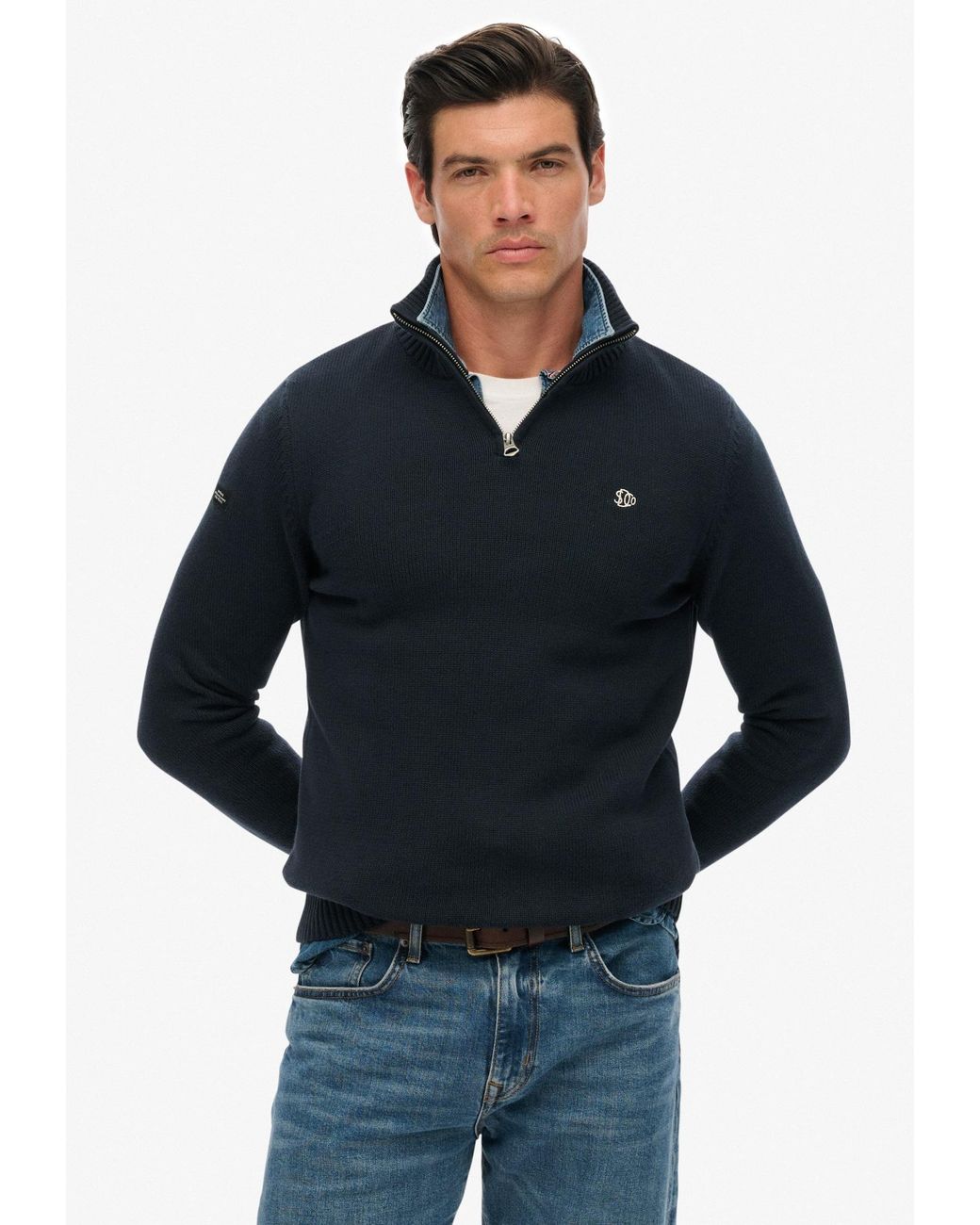 Superdry & Co Pullover in Blue für Herren