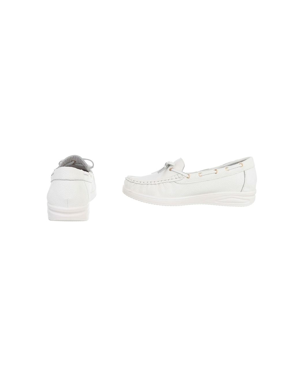 Ital-Design White Mokassin