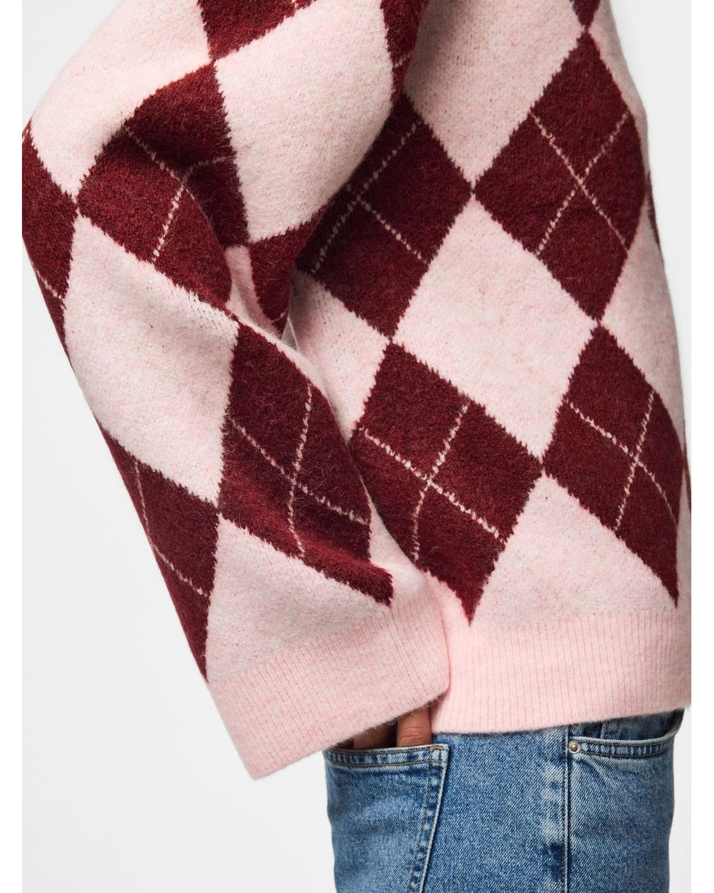 Pieces Pink Pullover Pcalva