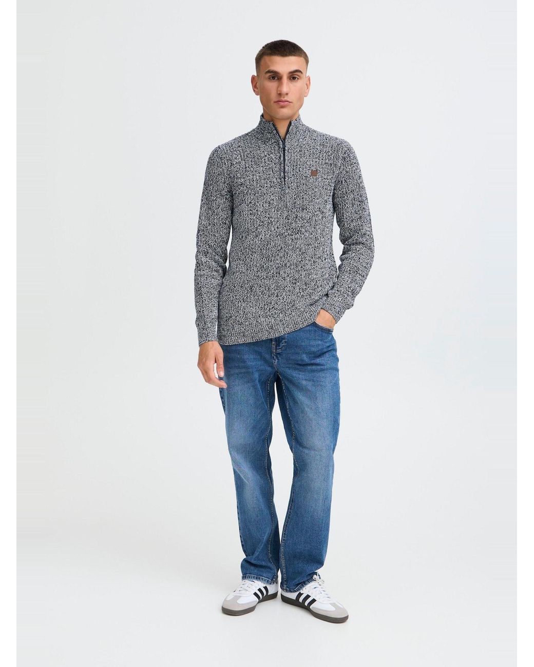 Solid Pullover Sdricardo in Blue für Herren