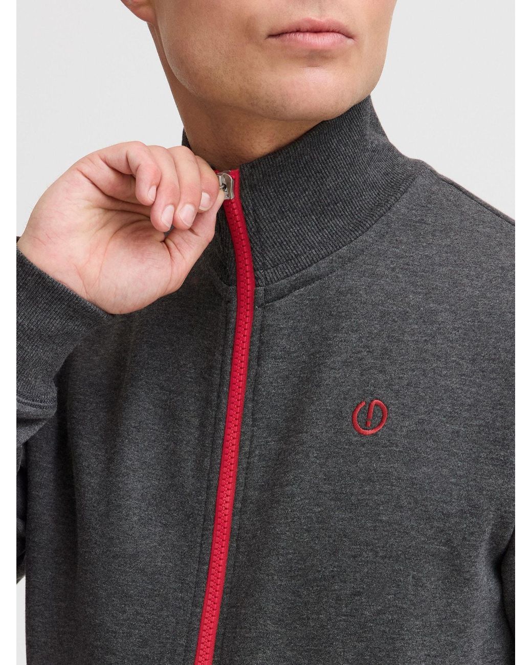 Solid Sweatjacke Benn in Gray für Herren
