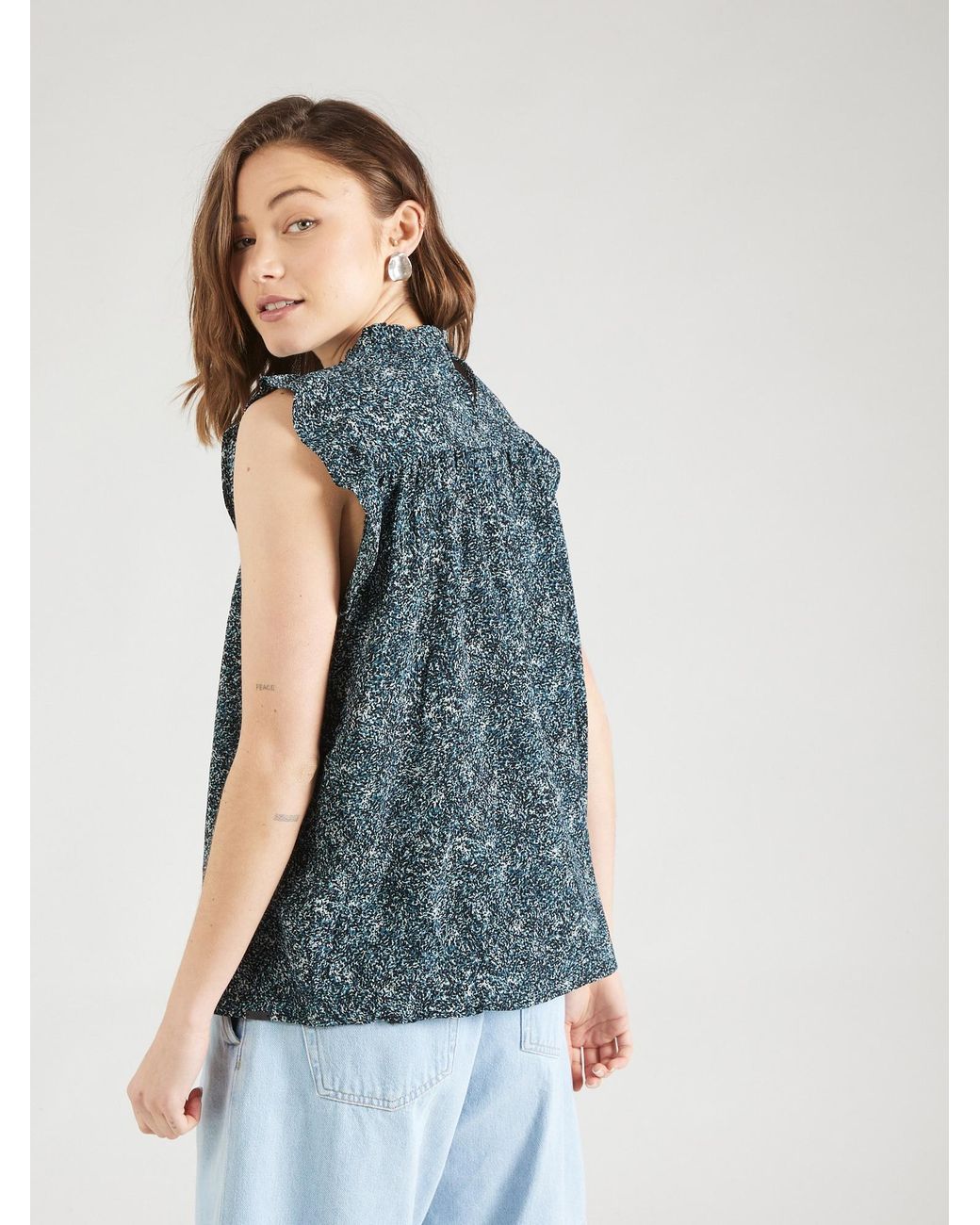 QS Blue Bluse