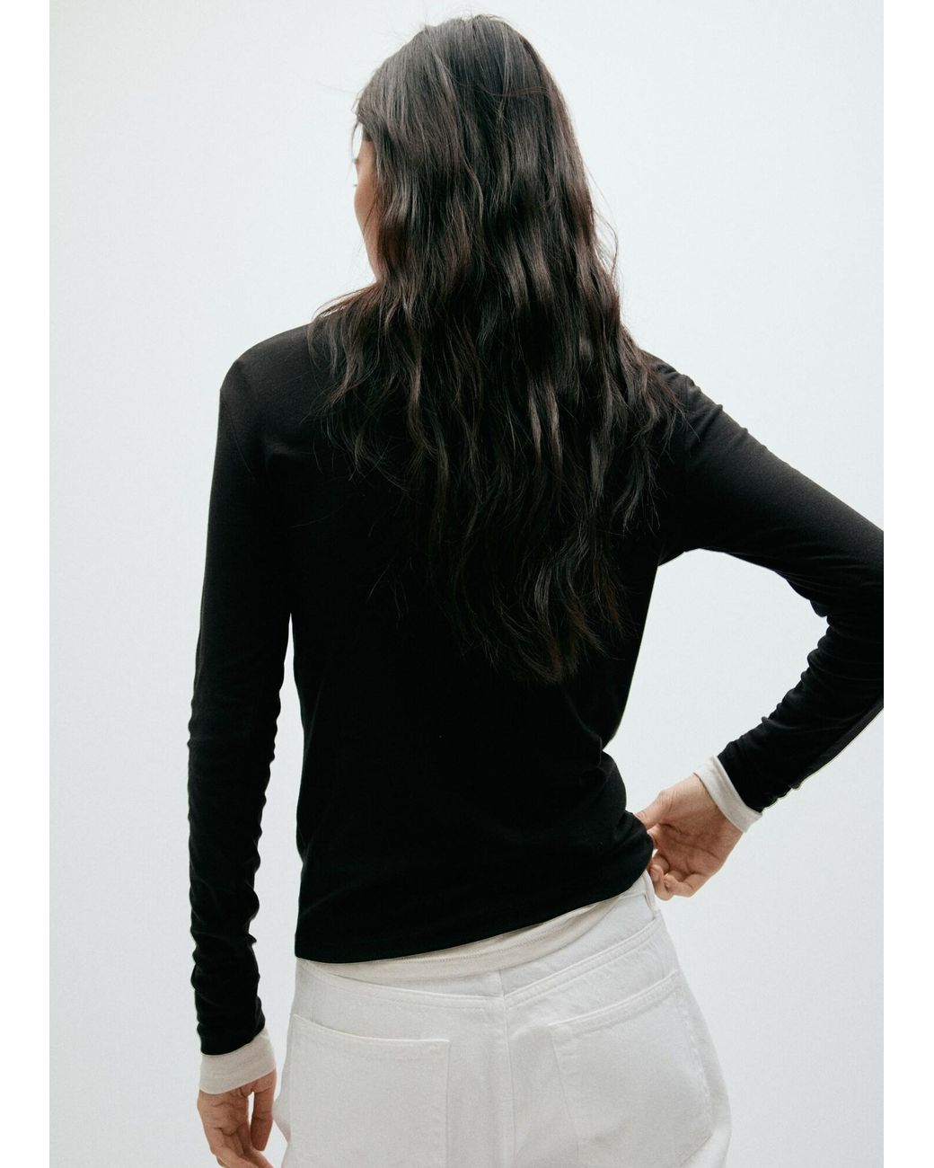 Mango Black Shirt Secondca