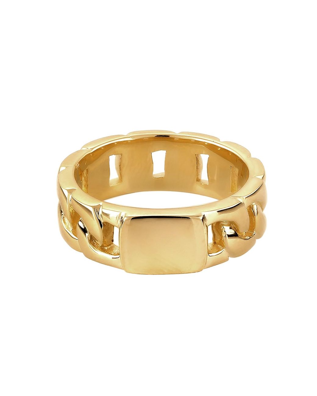 Kuzzoi Ring in Metallic für Herren