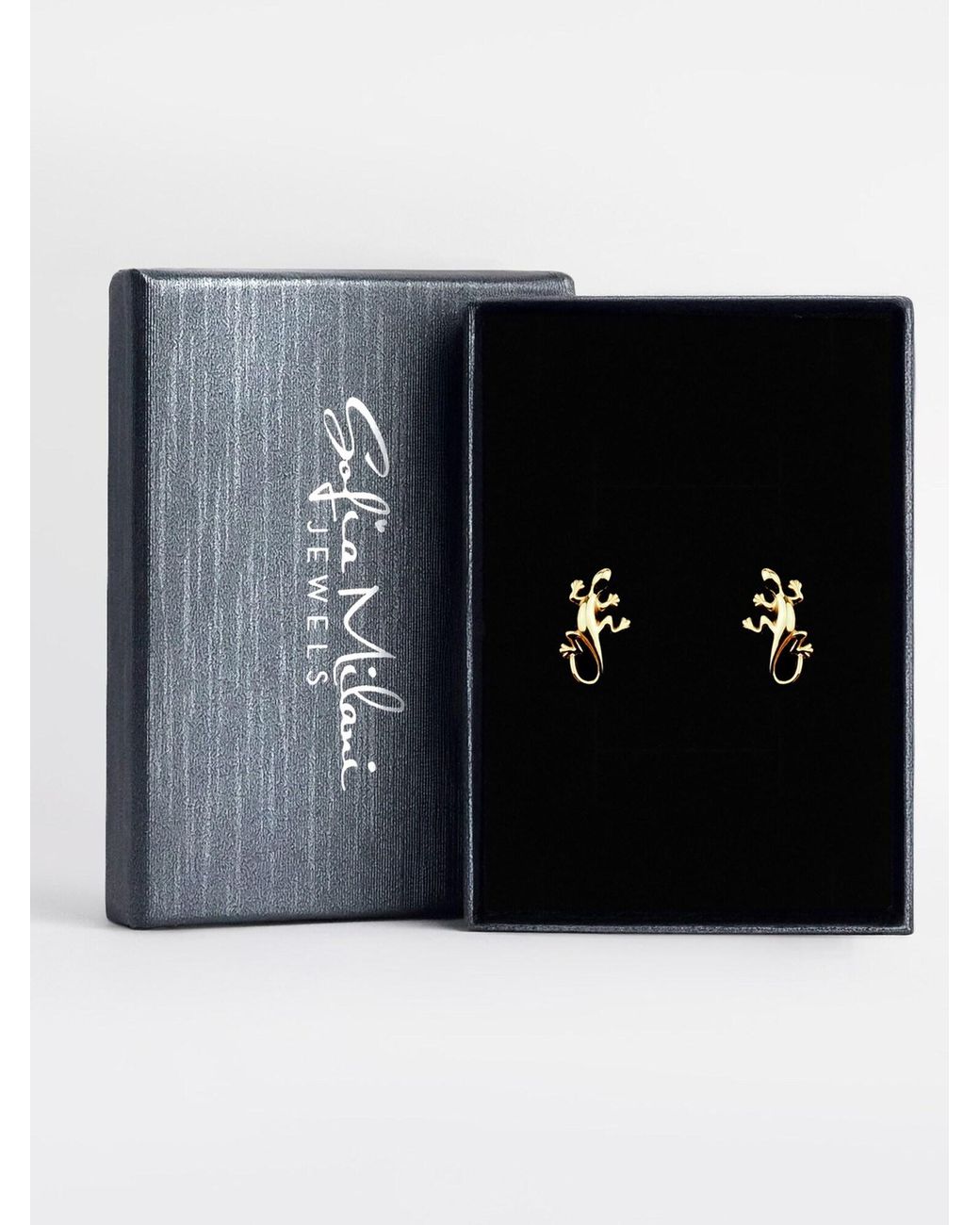 Sofia Milani Metallic Ohrringe Lizard