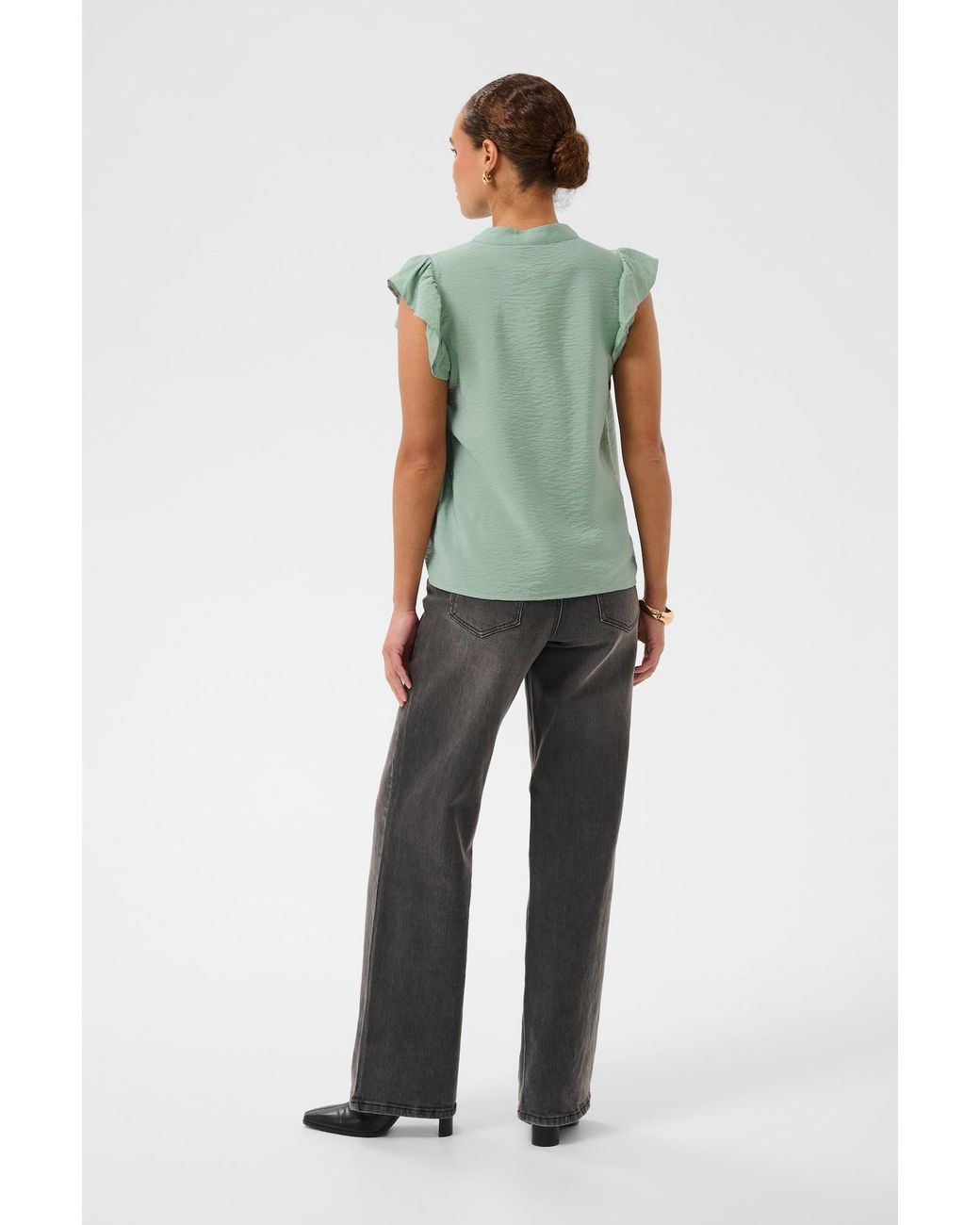 Kaffe Green Bluse Carrie