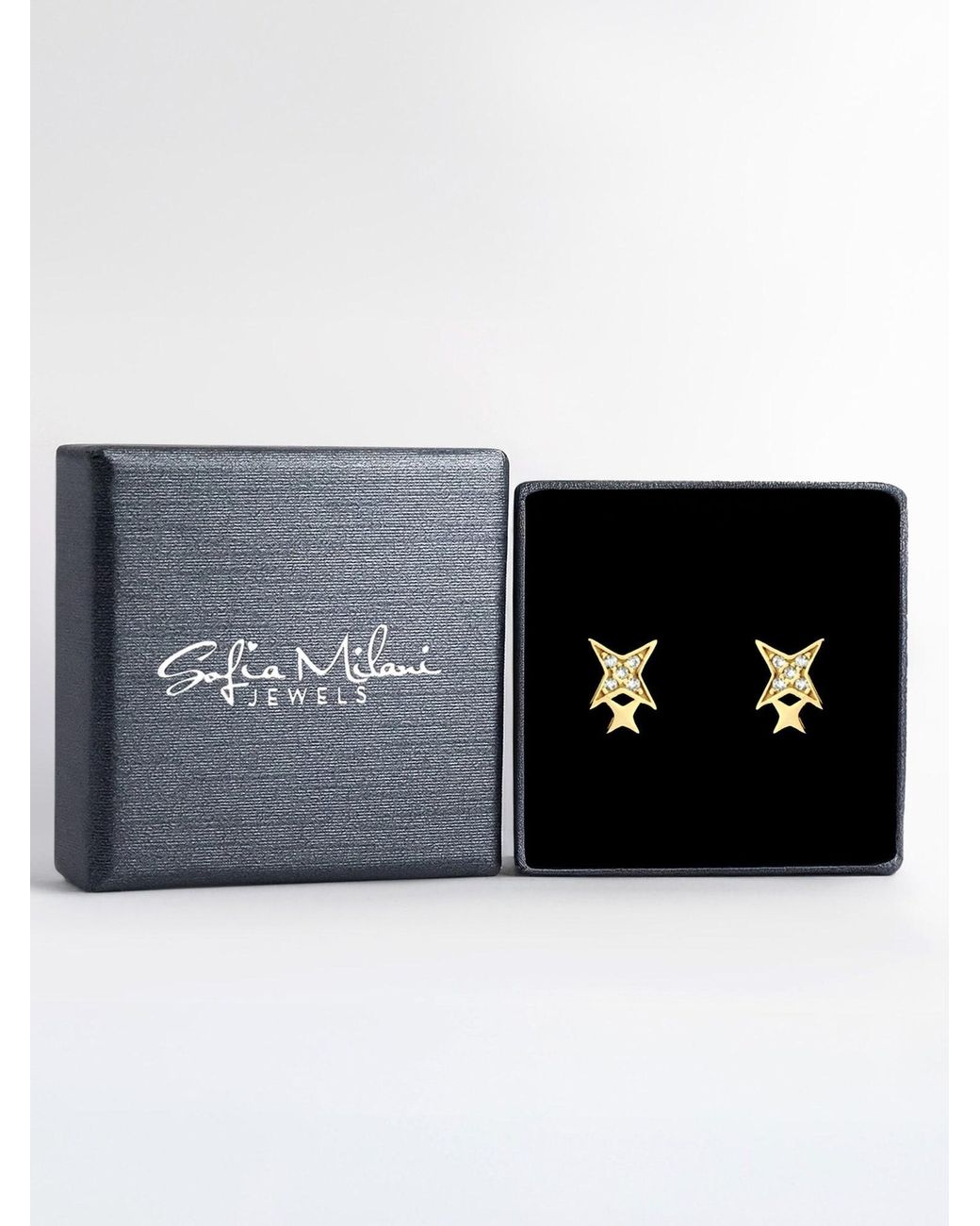 Sofia Milani Metallic Ohrringe Star