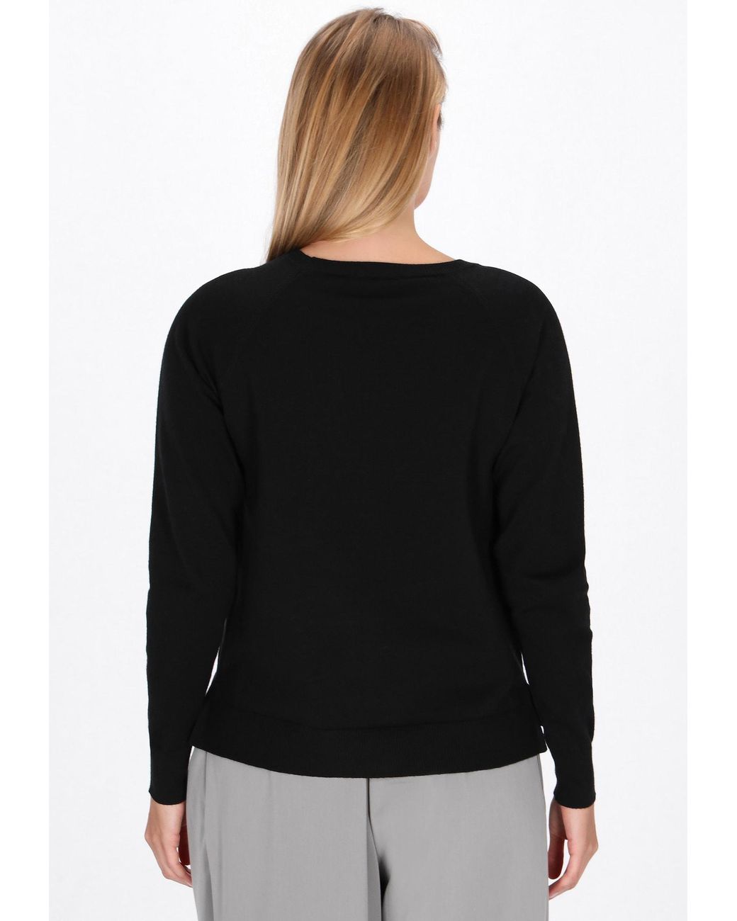 usha WHITE LABEL Black Pullover