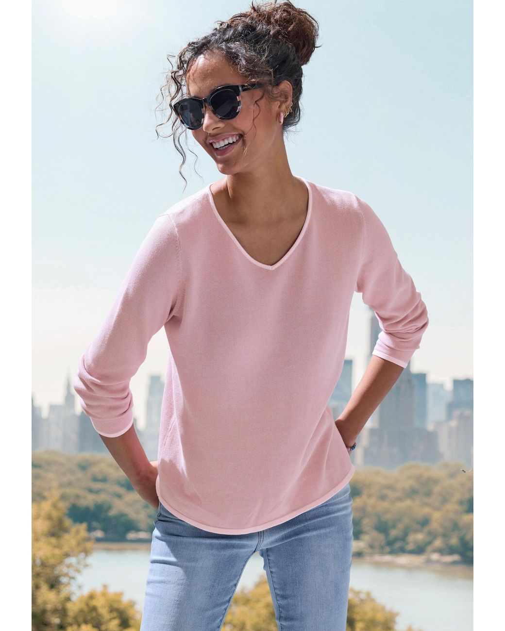 Vivance by Lascana Pink Pullover