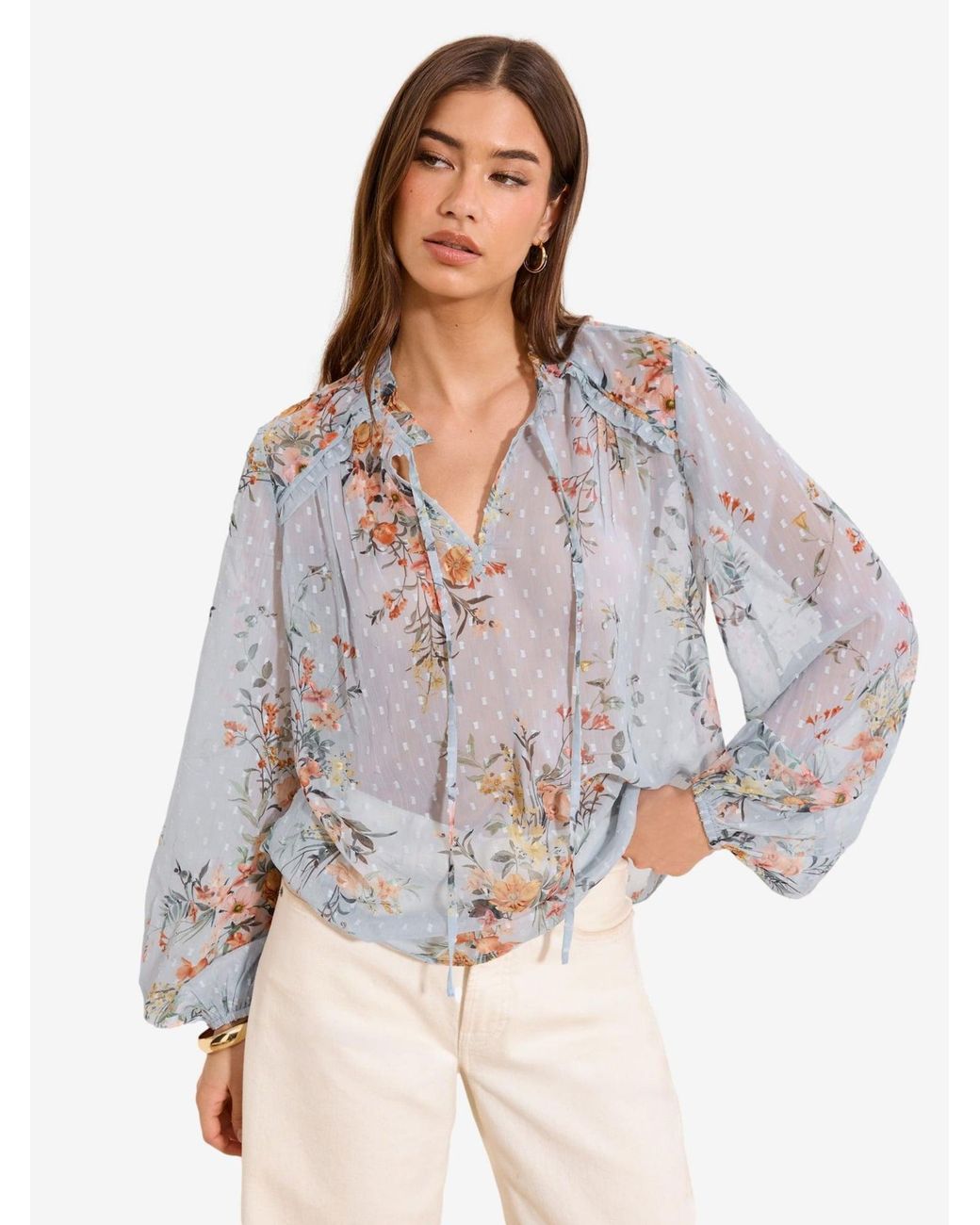 Lipsy Gray Bluse
