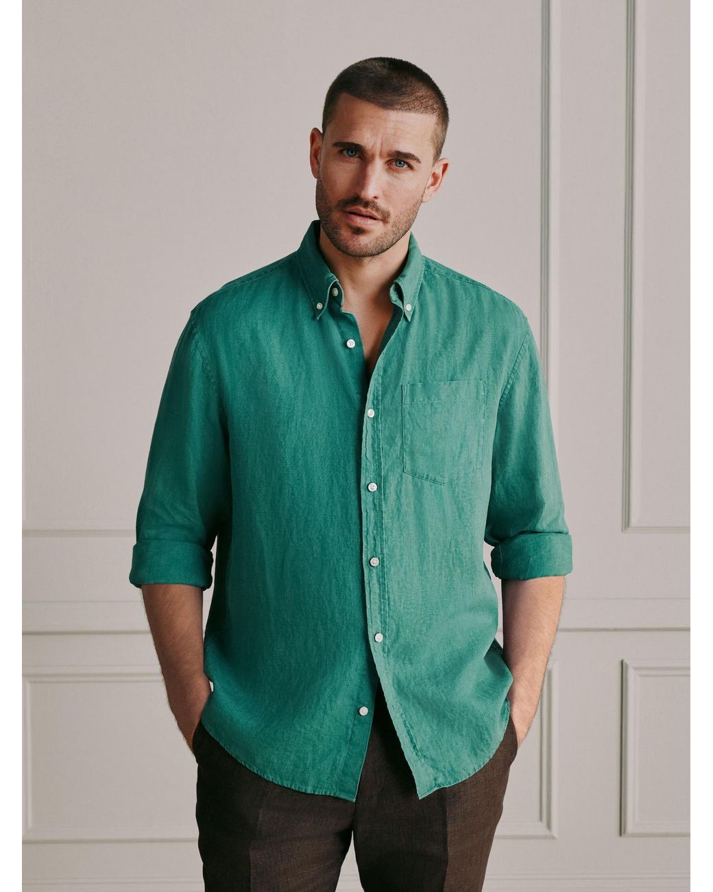 Next Hemd in Green für Herren
