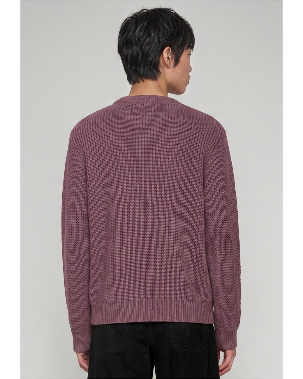 Edwin Pullover Nix in Purple für Herren