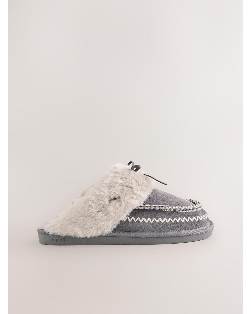 Next White Hausschuh