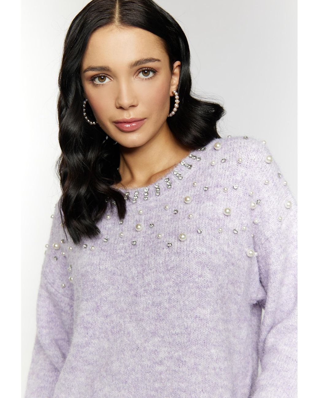 faina Purple Pullover Koosh