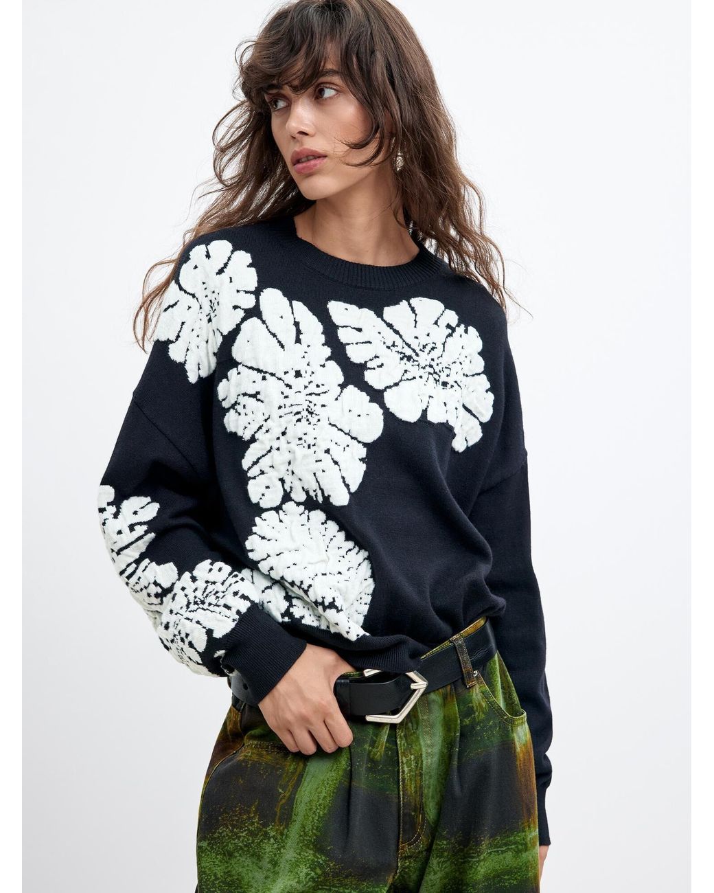Desigual Blue Pullover