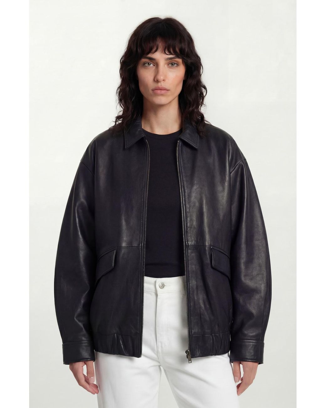 trueprodigy Blue Lederjacke Nova