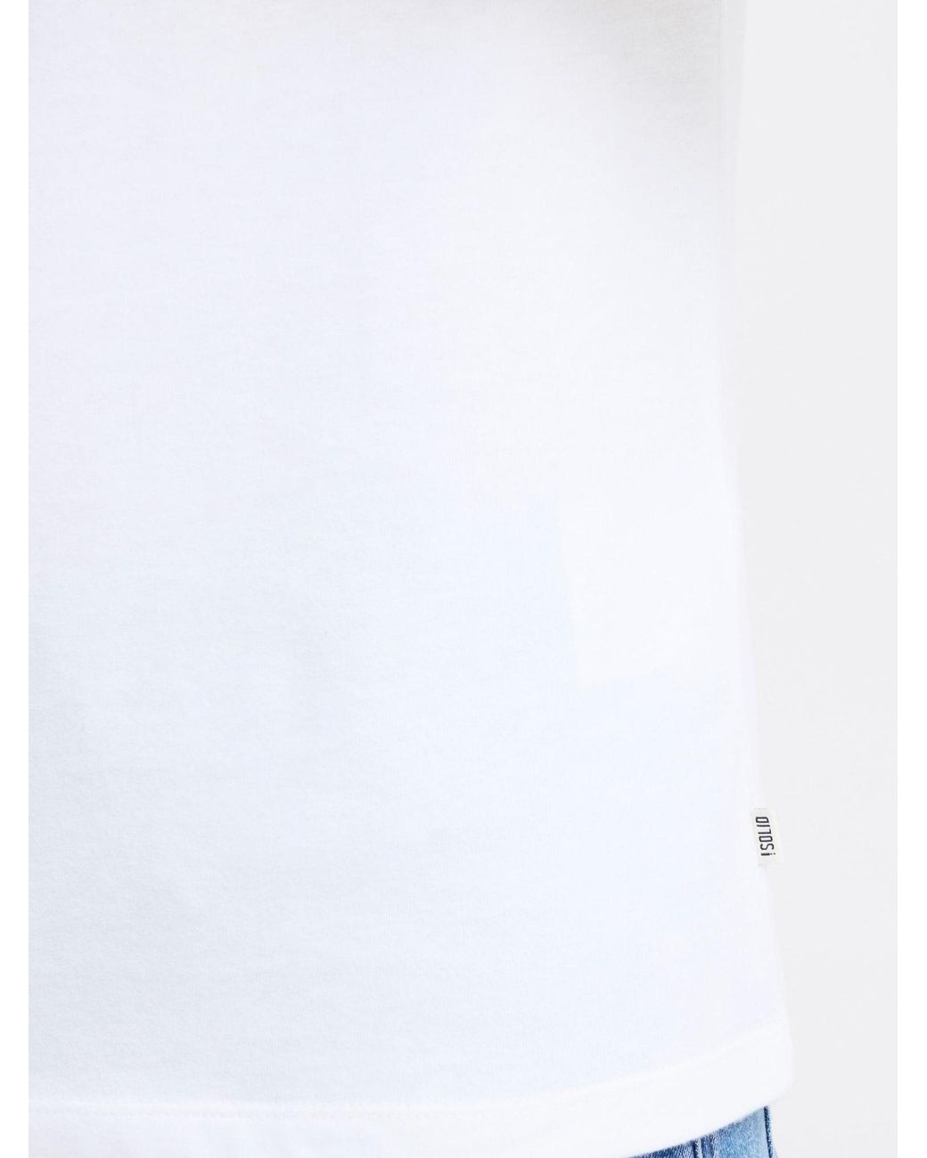 Solid T-Shirt Odit 2Er Pack in White für Herren