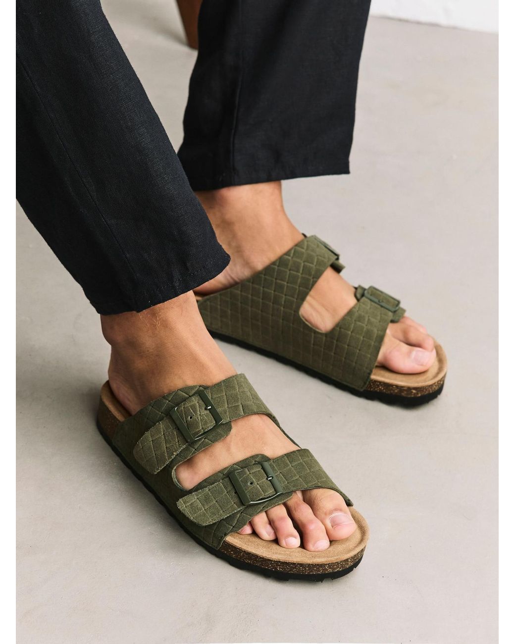 Next Pantolette in Green für Herren