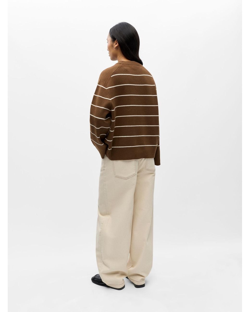Object Brown Pullover Objitone