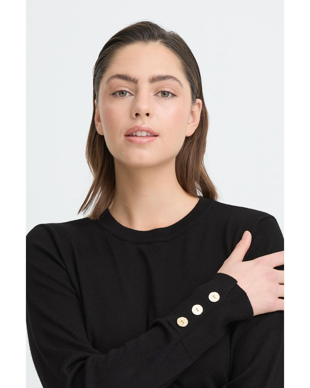 Pulz Black Pullover Pzsara