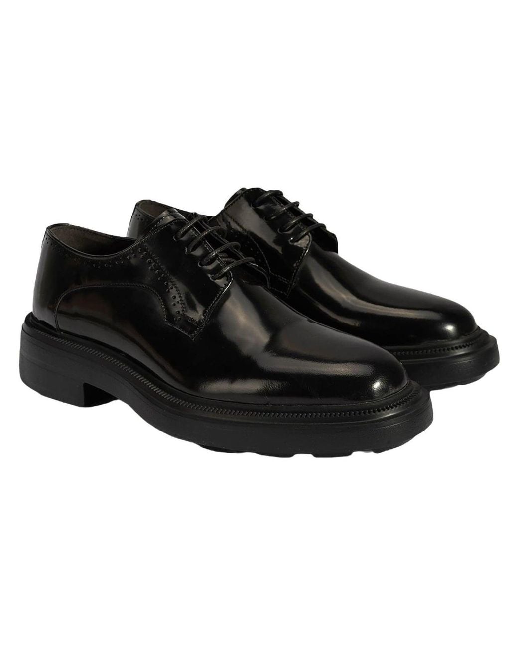 Desa Schnürschuh Spitze in Black für Herren