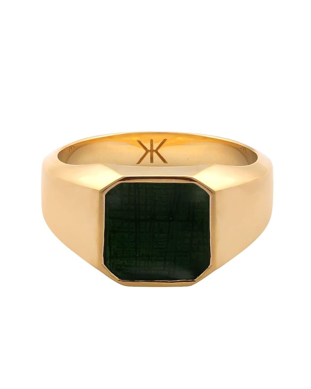 Kuzzoi Ring in Green für Herren