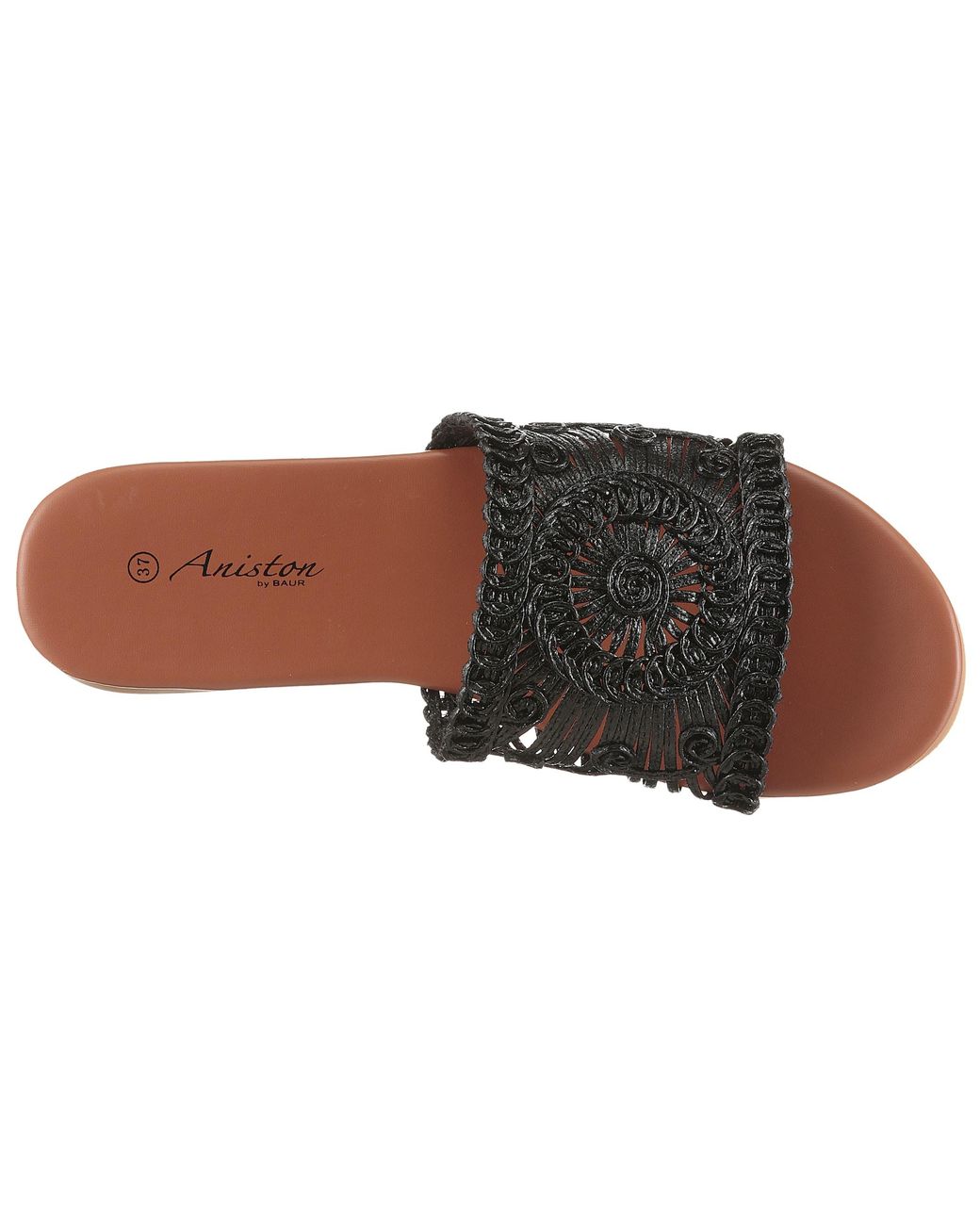 Aniston Black Pantolette