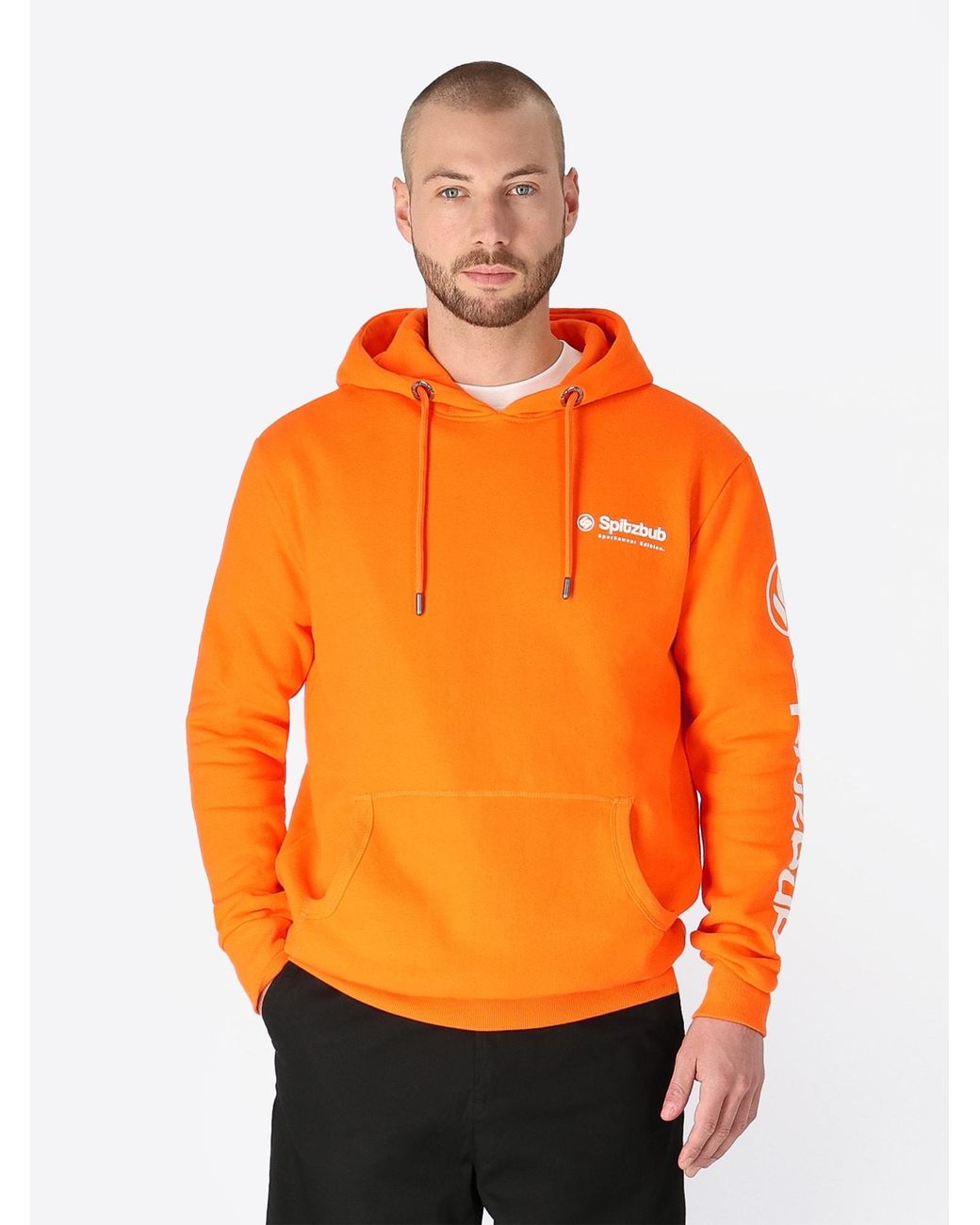 Spitzbub Sweatshirt in Orange für Herren